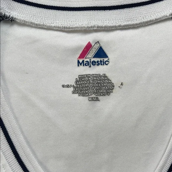 New York Yankees Majestic women’s White Short Sleeve Tee Size M - Picture 2 of 10